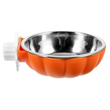 Food Bowls Pet Small Stainless Steel Wall Hanging Cage Dog Feeder