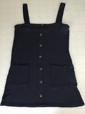 Refarmation Mini Dress Size S, Navy Blue Made in USA