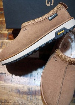Mens UGG Tasman GORE-TEX & Vibram Chestnut Suede & Sherpa 1171304-CHE Sz 10 New 