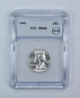 1945 Washington Quarter MS66 ICG