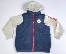 Converse All Star Youth Size 5 Hooded Puffer Jacket Coat
