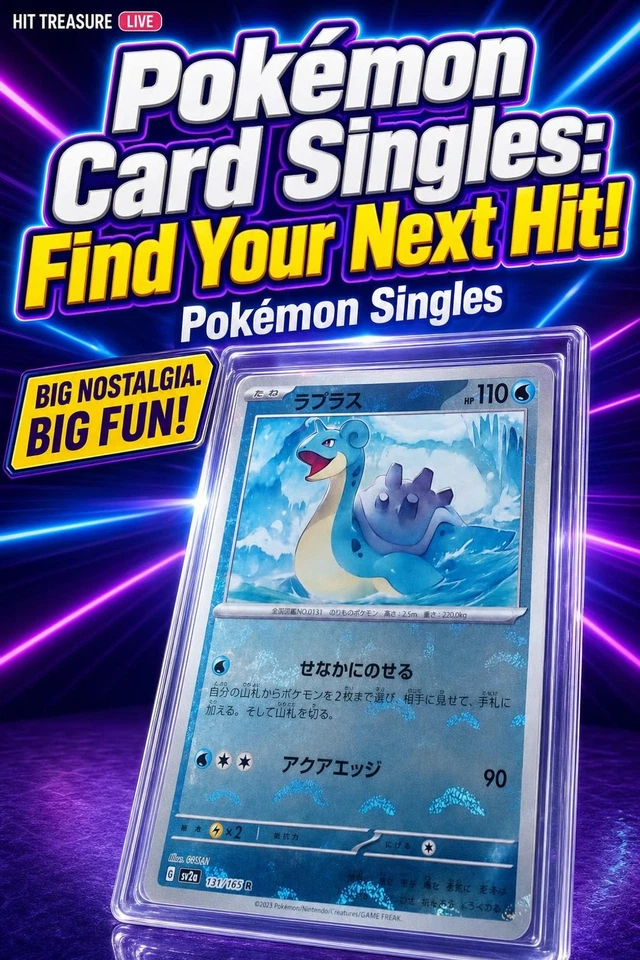 ⚡ Pokémon Card Singles: Find Your Next Hit!