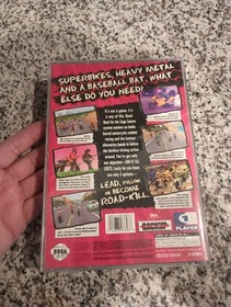 Road Rash (Sega Saturn, 1996)  in Box with Manual 