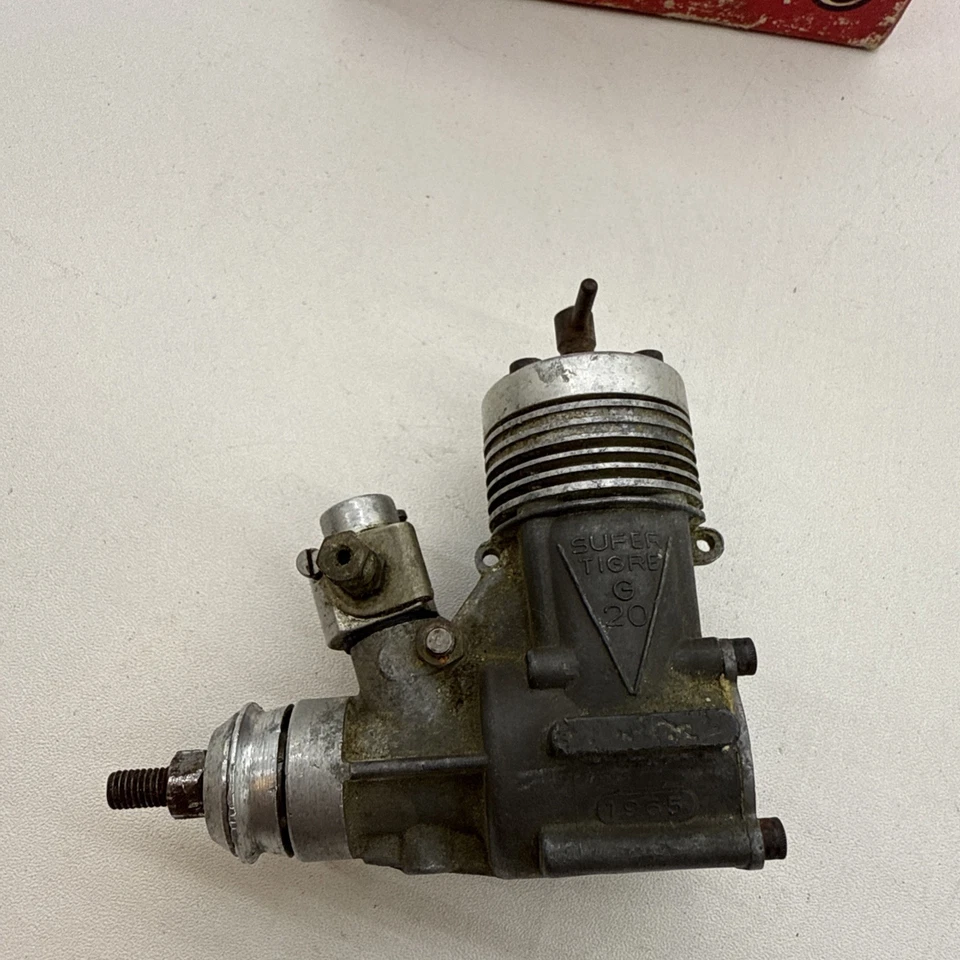 Rare Vintage 1960 Super Tigre G20/15 Racing Diesel Model Airplane Engine 2.5 M2 - Image 3 of 4