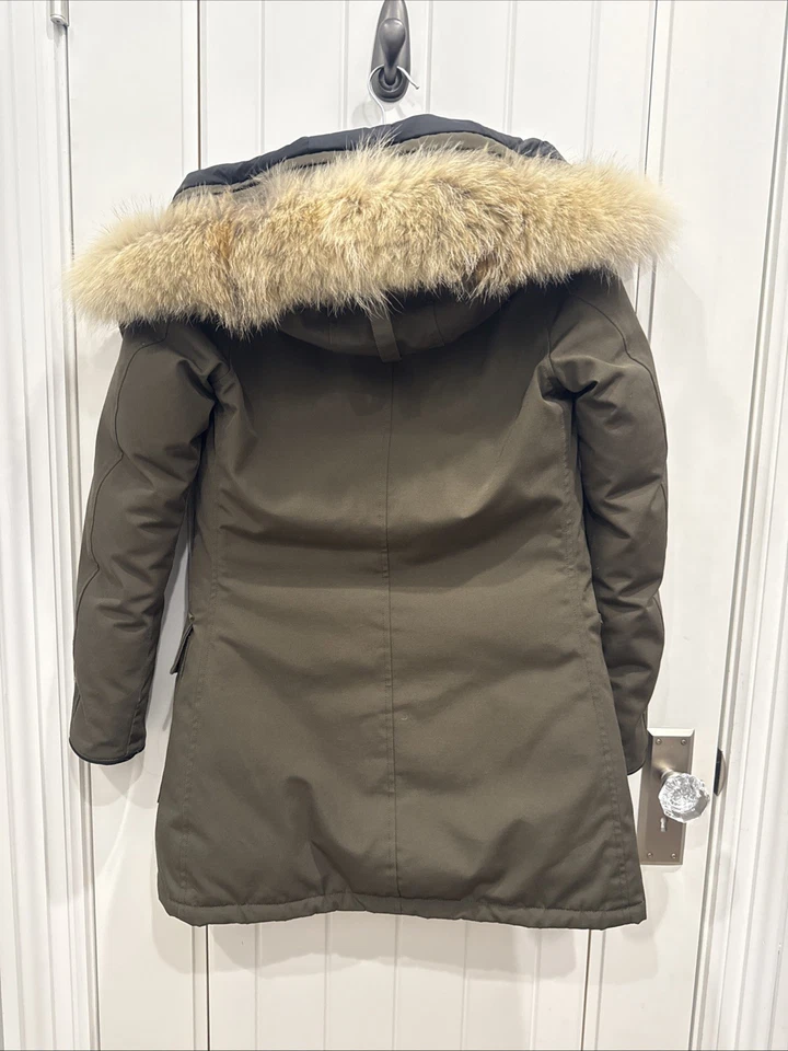 Jaqueta Canada Goose Trillium Parka Heritage verde militar fusão feminina - XS - Imagem 3 de 3