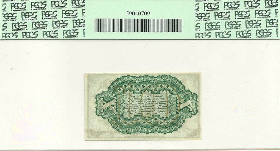 FR 1255 - 10c THIRD ISSUE - GREEN BACK - COLBY / SPINNER - PCGS 66 PPQ - GEM - Image 2 of 4