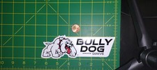 Bully Dog Vinyl Sticker Decal Bulldawg Performance Tuning Automotive Logo White