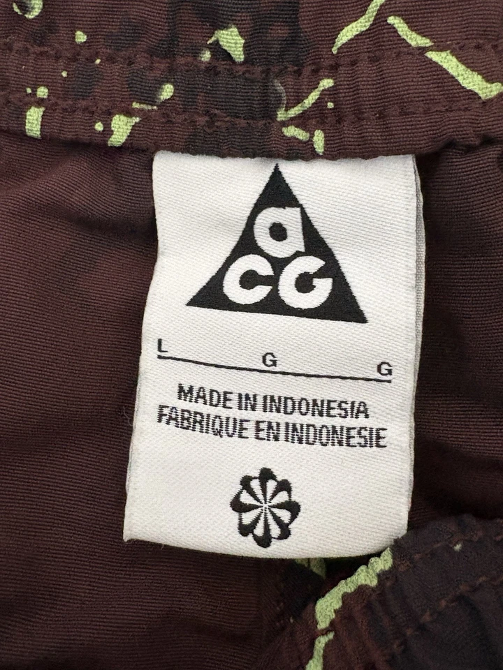 Pantalones Cortos para Correr Nike ACG Trail Print Cargo DN3949-325 Hombres Talla Grande Foto 3 de 3