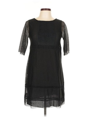 ALPHA Studio Women Black Casual Dress 42 eur