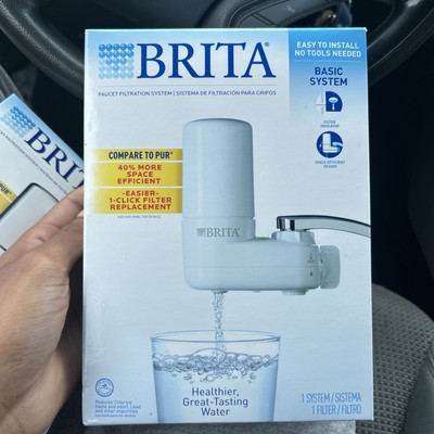 Brita 35214 Basic Tap Water Faucet Filtration System - White