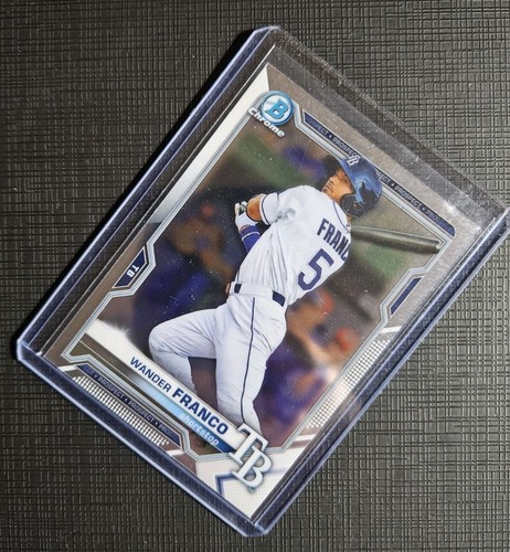 Wander Franco 2021 Bowman Chrome Prospect #BCP-57 Tampa Bay Rays
