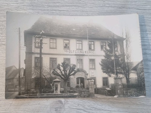 Foto Ostheim vor der Rhön, Alte Post, Wolfgang König um 1925, Postbeamter (99)