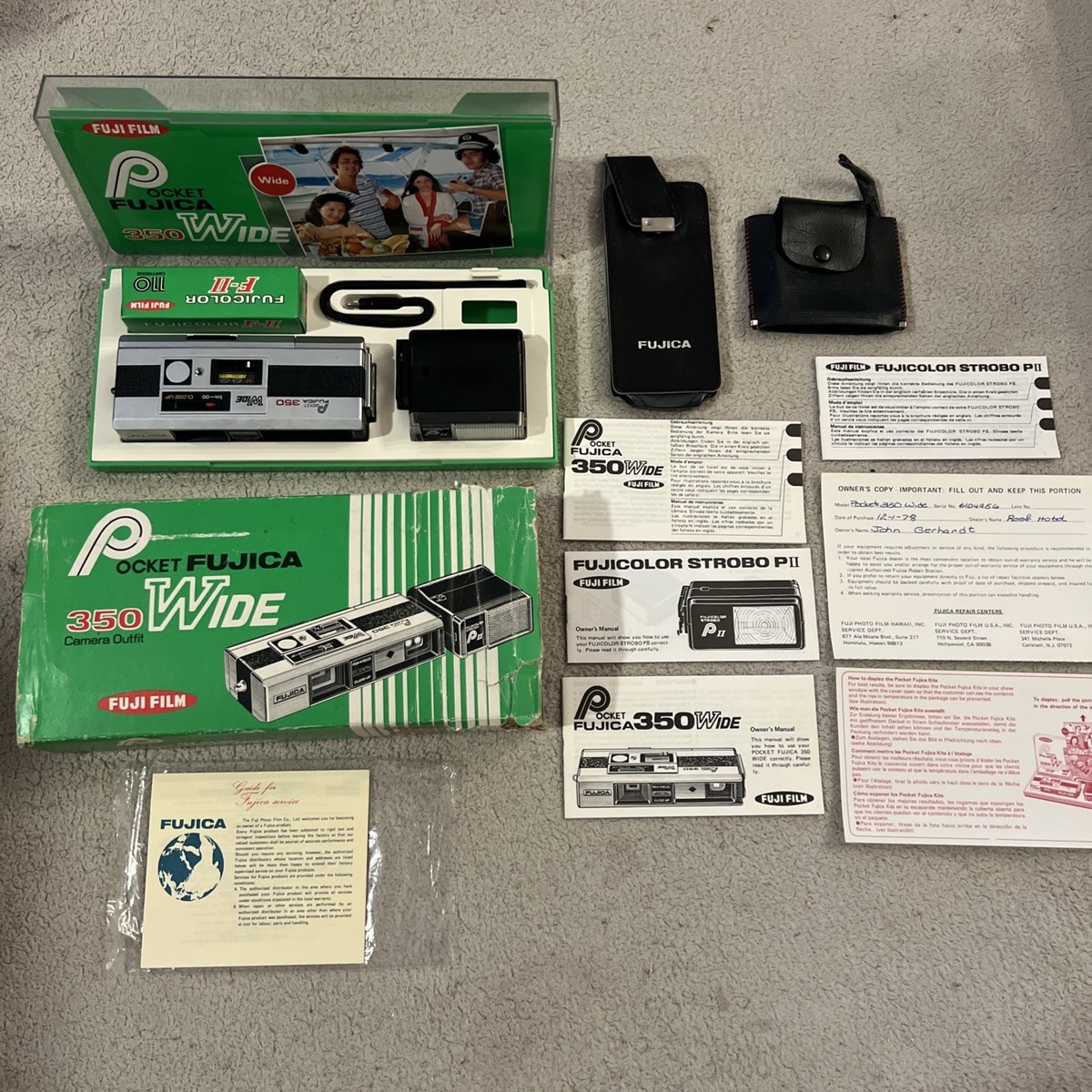 {Mint} Display Pocket Fujica 350 Wide Pan Close-Up Photo Film Japan  5402817
