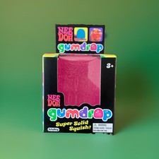 Nee Doh Gumdrop Super Solid Squish Needoh Gum Drop Pink ships now