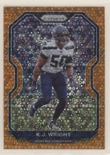 2020 Panini Prizm Orange Disco Prizm KJ Wright #297 s3g