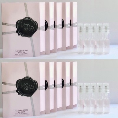 10X Viktor & Rolf Flowerbomb Bloom Eau De Toilette Sample Spray .04oz / 1.2ml ea