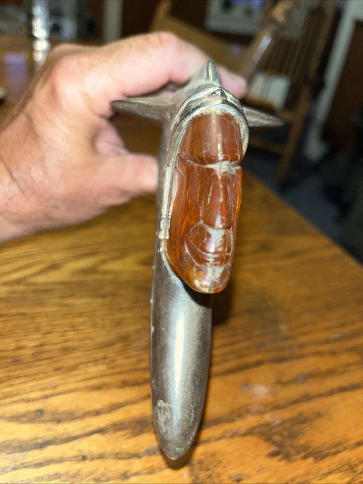 Pontiac Chief Chieftain Lucite 1949 cara capucha adorno Hot Rod Rat Rod antiguo Foto 2 de 4