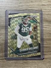 2025 Panini Prizm Quinnen Williams Gold Vinyl 3/5 NY Jets 🔥