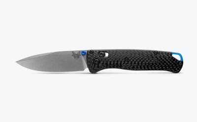 Benchmade Mini Bugout CF 535-3 Grey Carbon Fiber Handle CPMS90V Stainless Steel 