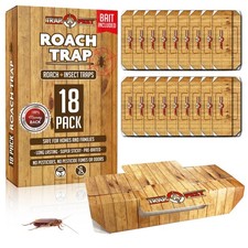 Roach Traps Indoor Sticky 18 Pack - Glue Traps for Roaches Bug Traps
