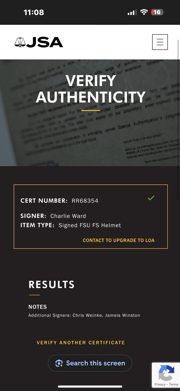 Florida St SIGNED Heisman Ward, Weinke, Winston Schutt Replica Black Helmet JSA