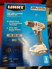 Hart HPPK03B 20V 3/8" Drill/Driver Project Kit W/1.5Ah Battery & Charger