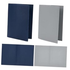 4 PCS 2 Colors A5 PU Leather Journal Cover 23x33.5cm/9x13 inch Refillable