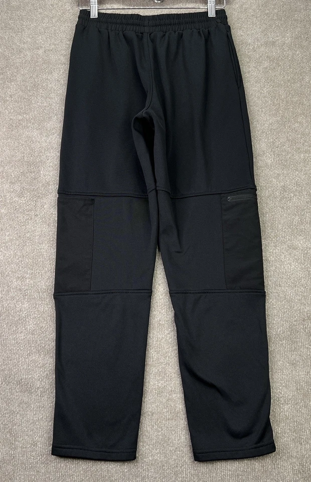 Lands' End Tech Fleece Cargo Pants Boys XL Black Sweatpants 528625 - Image 4 of 4