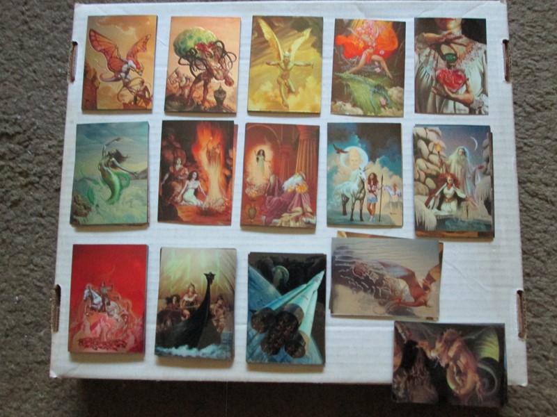 Rowena "Best Of" All-Chromium complete base fantasy trading card set