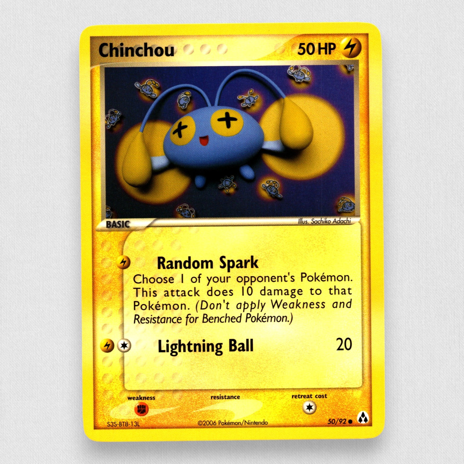 Chinchou 50/92 Legend Maker Regular Pokemon TCG NM