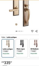 Signature Hardware 479127 - Keyed Entry Leverset, Antique Brass