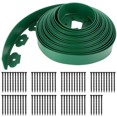 #ad Garden Edging Border50FT 2 Inch Tall Landscape Edging with 75 Spikes for Law... $55.05