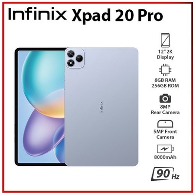 Infinix XPAD 20 Pro LTE 8GB+256GB BLUE Octa Core Android PC Tablet (Wi-Fi+4G)