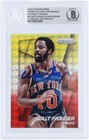 Autographed Walt Frazier Knicks Basketball Card Item#14390206 COA