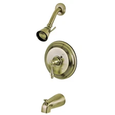 Kingston Brass KB363.AL Restoration Tub and Shower Trim Package - Brass