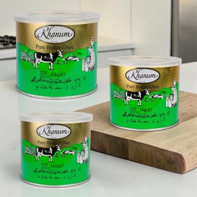 Khanum  Butter Ghee | Butterfett | Butterschmalz | geklärte Butter zum Kochen