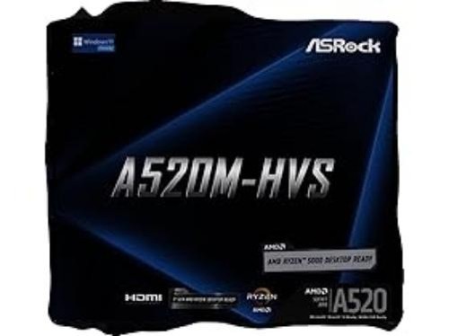 MB ASRock A520M-HVS AM4 M-ATX Retail Schwarz - Afbeelding 10 van 10