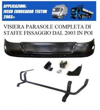 VISIERA PARASOLE CABINA COMPLETA DI STAFFE PER IVECO EUROCARGO TUTTI I MODELLI