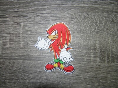 Knuckles The Echidna Character Sonic Game Embroidered Iron On Patch 3'' x 4''