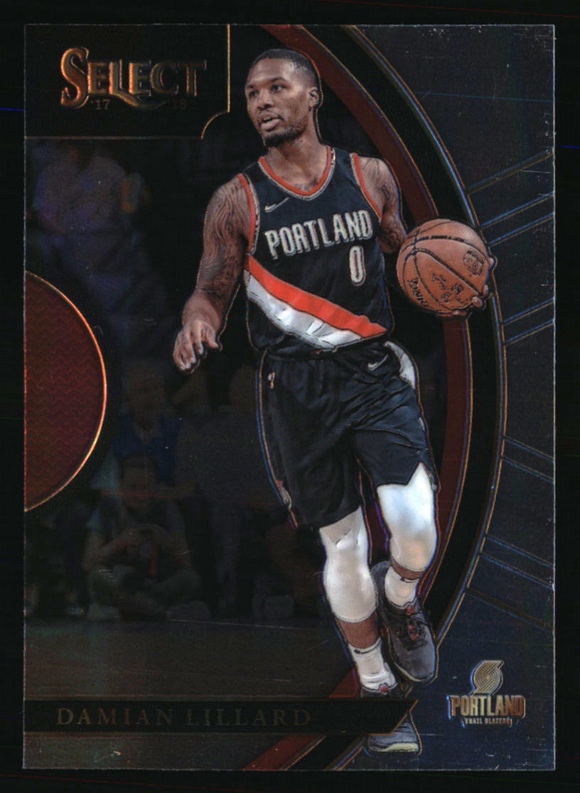 Damian Lillard 2017-18 Panini Select #9 Basketball Card | eBay