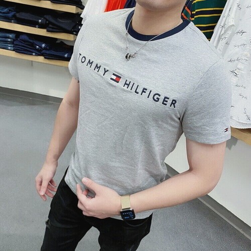NWT Mens Tommy Hilfiger Logo Short Sleeve Tee XS S M L XL XXL - Picture 10 of 31