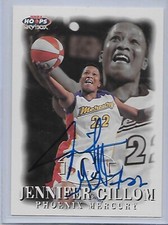 Basketball Card IP auto JENNIFER GILLOM 1999 Hoops Phoenix Mercury b