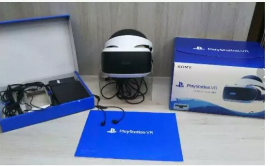 SONY PlayStation VR PSVR CUHJ-16003 PS4 Virtual Reality Camera Headset Used