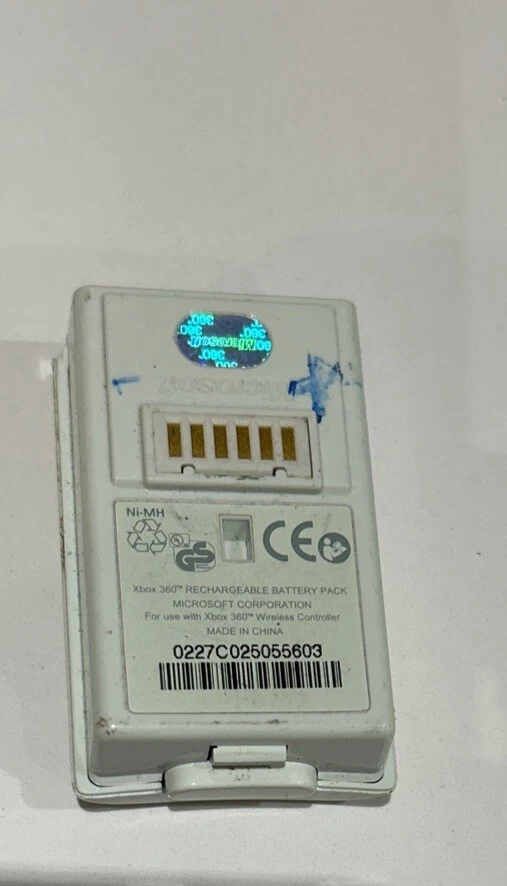 Original Xbox 360 Controller Rechargeable Battery Pack Untested As Seen In Pics - Image 3 of 4