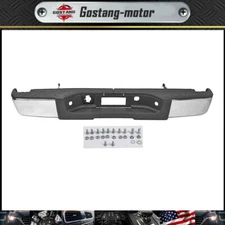 New Complete Chrome Rear Bumper For Chevy Silverado GMC Sierra 1500 07-13 Truck