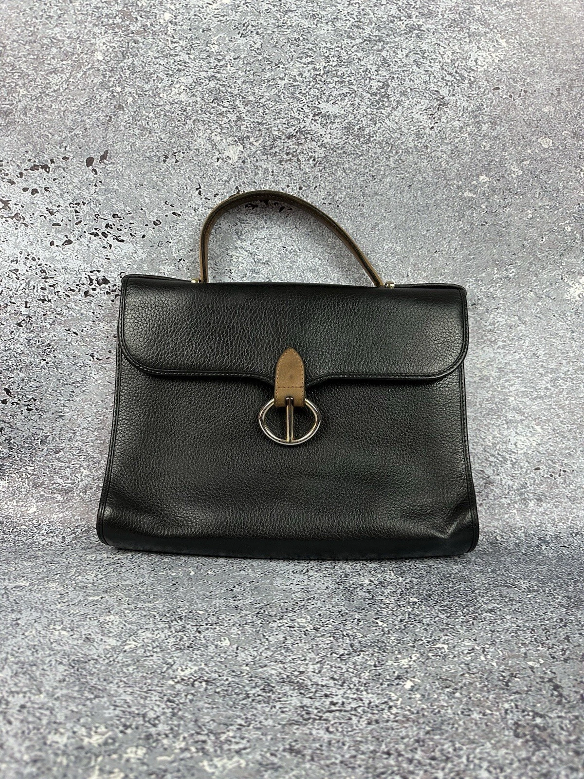 SAC A MAIN MESSAGER NOIR CHRISTIAN DIOR VINTAGE années 90 SAC FEMME MADE IN FRANCE
