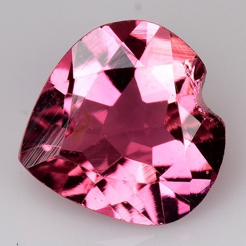0,75 quilates y 6 mm _ PIEDRAS PRECIOSAS SUELTAS BRILLO ROSA NATURAL TURMALINA CORTE CORAZÓN BRILLO - Imagen 4 de 11