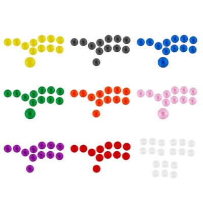 18Pc Replacement Mechanical Button Caps Arcade Button Caps for