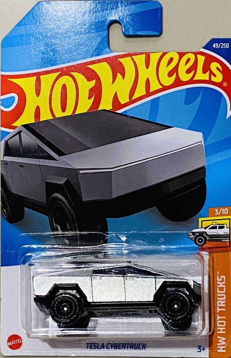 Hot Wheels Tesla Cybertruck Silver 2021 New M Case Box Long