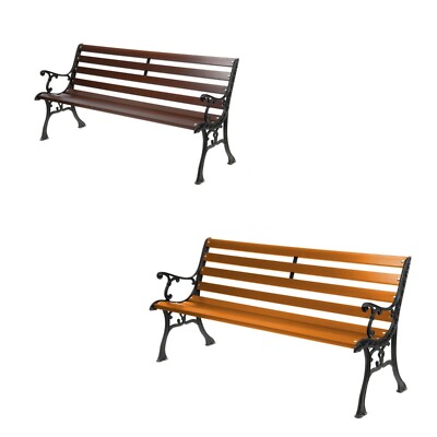 Baster Gartenbank Wetterfest Holz 0111 Garten Parkbank Ergonomisch 155x78x39 cm